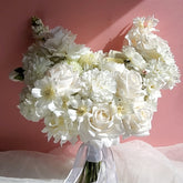 Real-touch Rose Dahlia Bouquet 40cmW x 45cmH